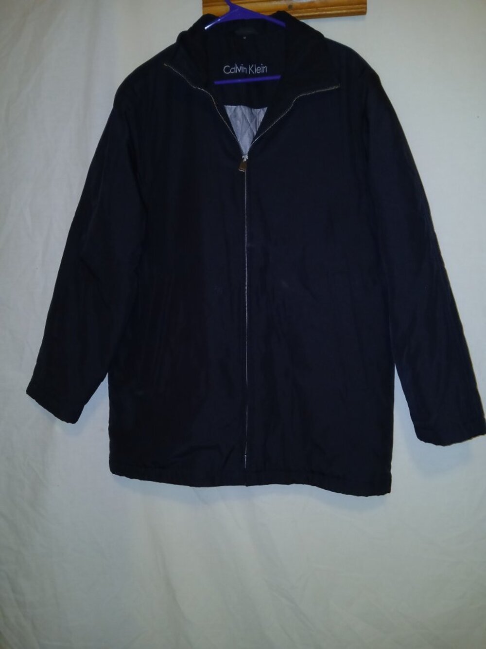 Calvin Klein Black Zip-Front Jacket